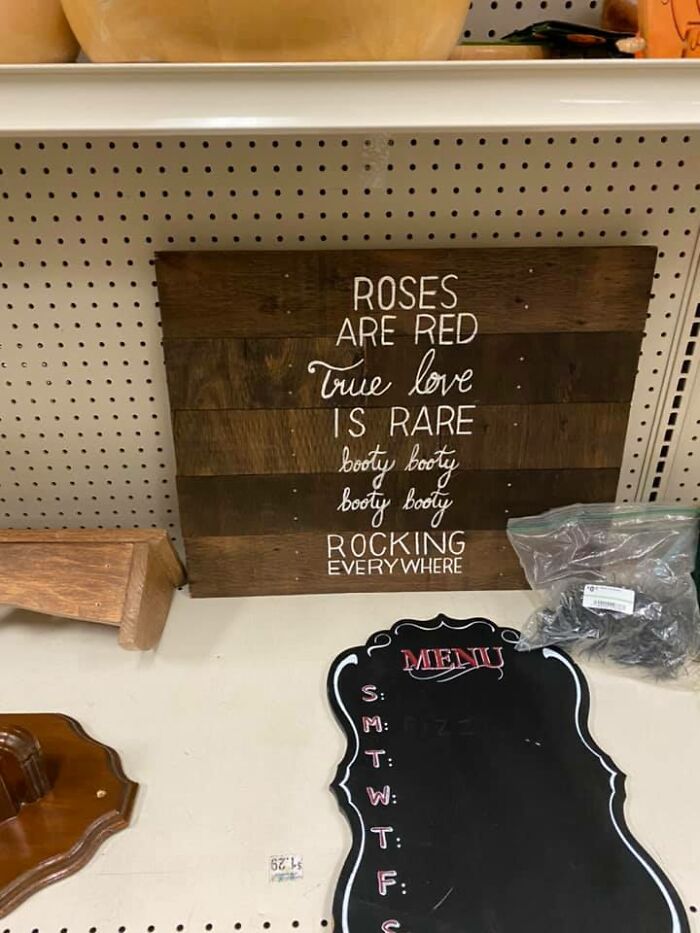 I’m Assuming A Sign For A Wedding? Spotted At Goodwill In Vt