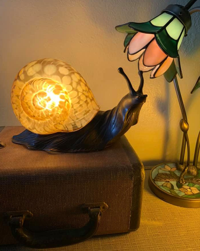 Snailed It!!! Got This Gorgeous Gastropod Lamp From Facebook Marketplace Today!!!