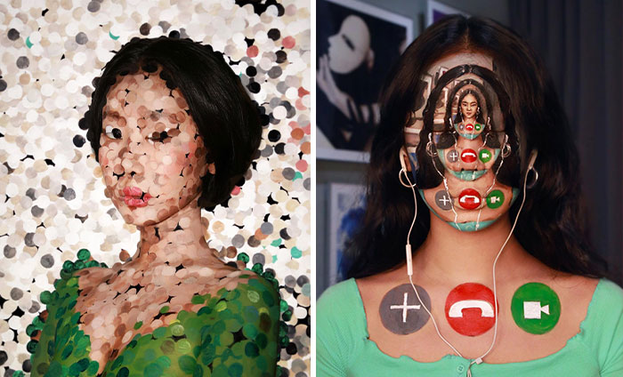 Korean Artist Goes Viral For Transforming Herself Into Mind-Bending Optical Illusions Without Any Photoshop (32 New Pics)