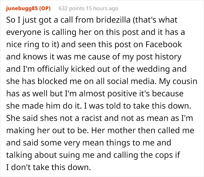 Bridesmaid Is Furious That ‘Bridezilla’ Is Demanding She Drop From Size 12 To Size 8, Exposes Her Toxicity Online