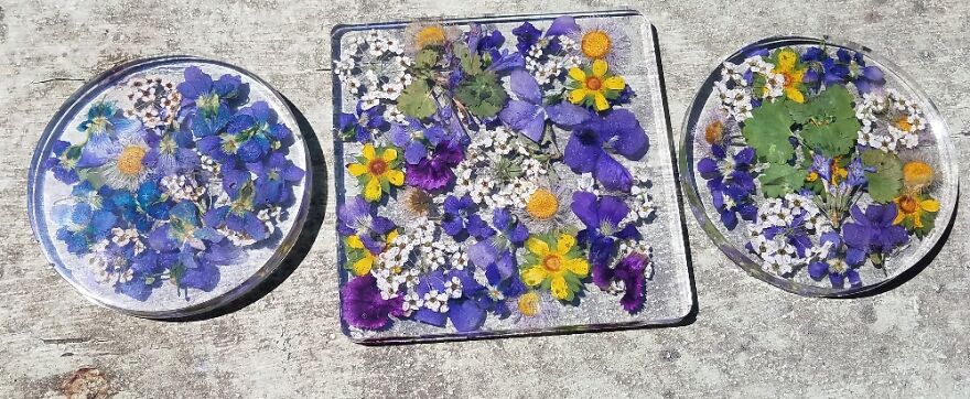 The Coasters I Made While Exploring My New Hobby, Resin!