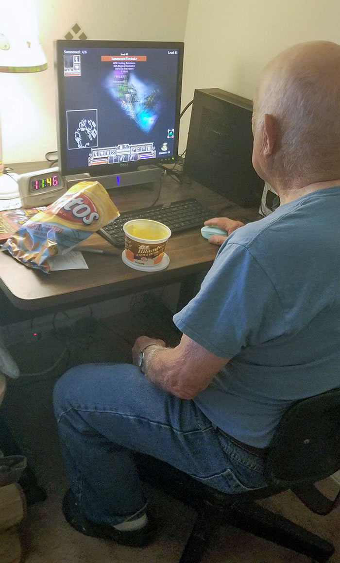 My Grandpa, Nearly 90 Playing His Favorite Game Of All Time, Fate