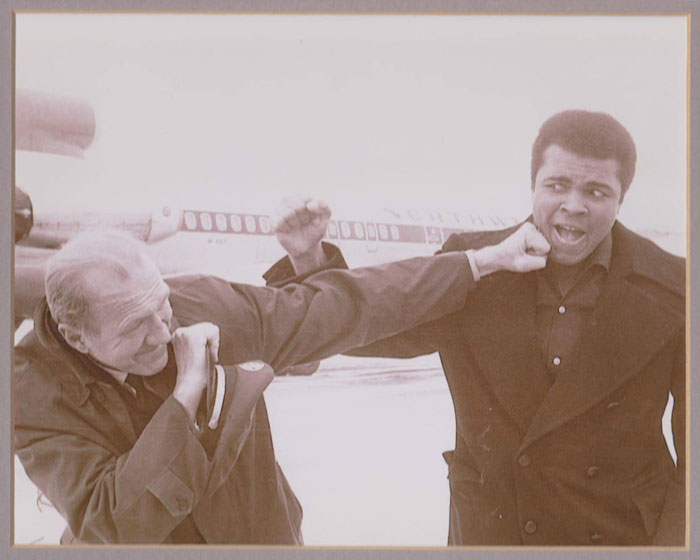 My Grandfather Punching Muhammed Ali In The Jaw