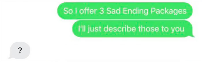 Guy Longed For A Happy Ending, But Received A Free Sad Ending In Hilarious Chat That Went Viral