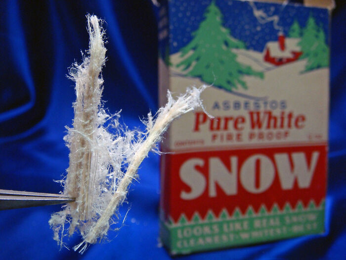 In The 1930s You Could Buy Artificial Snow Made Out Of 100% Asbestos