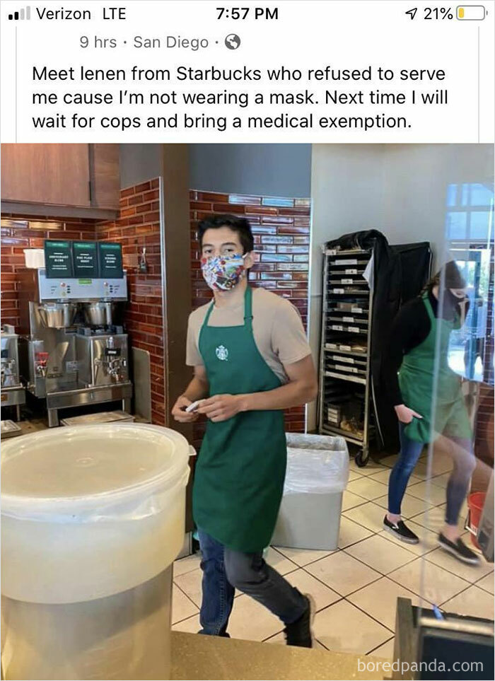 Poor Starbucks Employee...