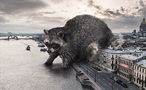 Russian Artist Creates Photo Manipulations That Transform St. Petersburg Into A Magical Place With Fantastic Creatures (74 New Pics)