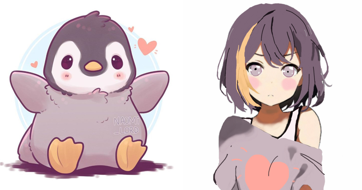 Hey Pandas, I Challenge You To Turn This Penguin Into A Cute Anime Girl  (Closed) | Bored Panda