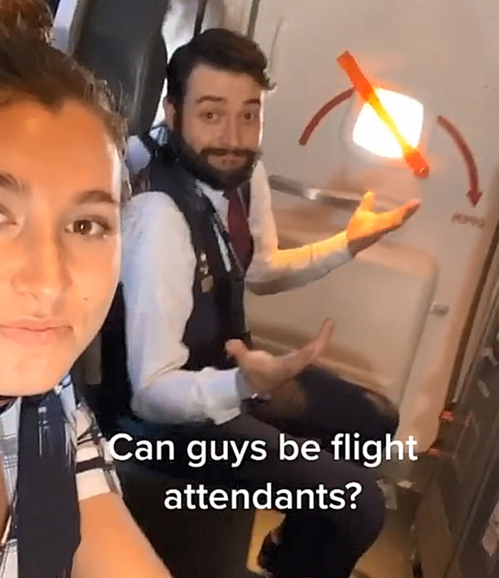 "Can Guys Be Flight Attendants?"