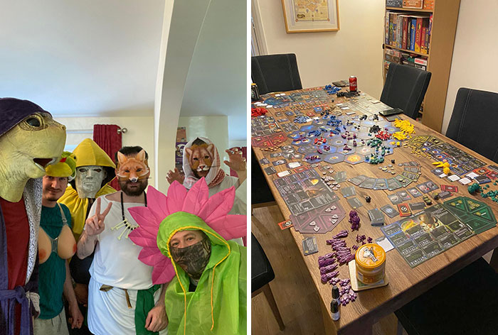 Stag Do 6 Player Ti Game With Costumes. Guess Which Faction Each Of Us Played