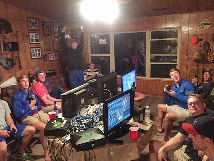 My Bachelor Party Was A Night To Remember. Halo 2 Tower Of Power Lan Of Course