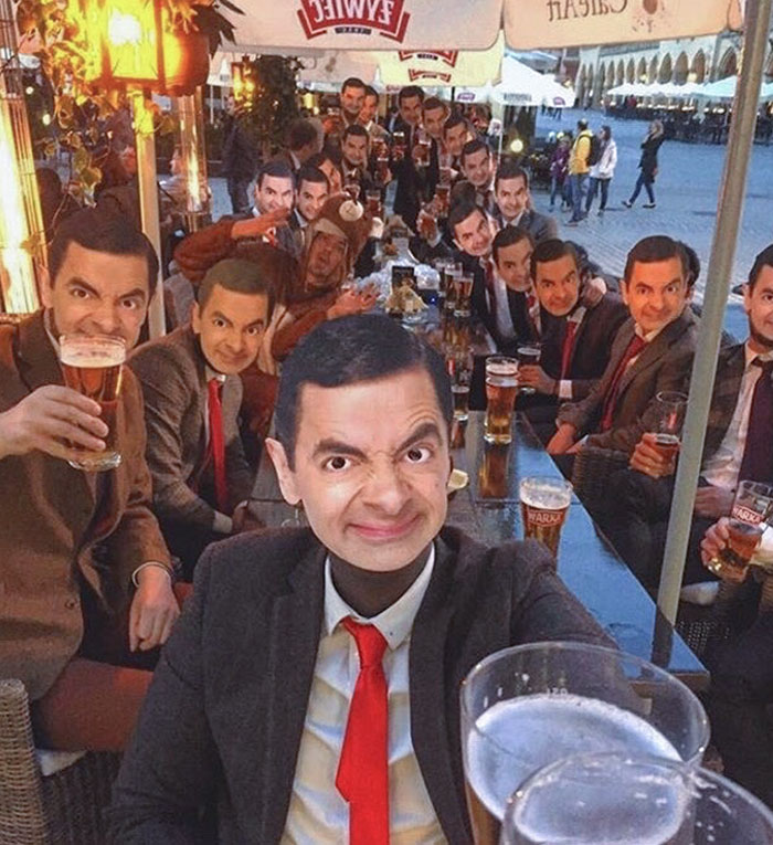 My Friend Looks Like Mr Bean So We Dressed Up As Him For His Stag Party In Kraków