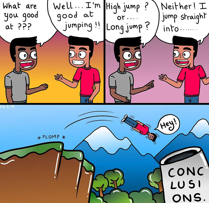 30 Funny Comics About Everyday Situations And Silly Puns By CarbComics