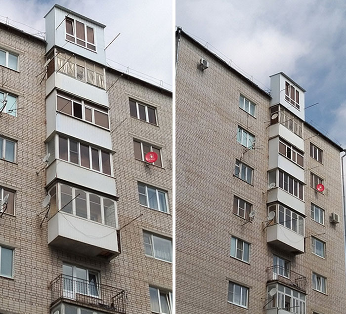 A Normal Balcony In Russia