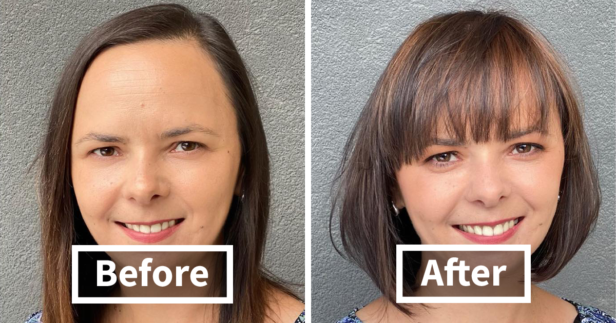 Hairstylist Shows How Much A Haircut Can Change A Person | Bored Panda