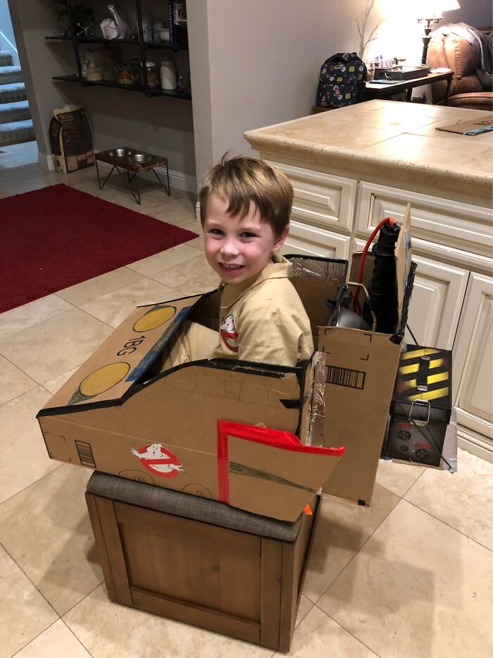 Son Obsessed With Cardboard Boxes Son Obsessed With Cardboard Boxes