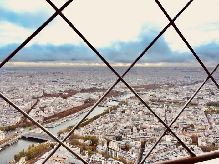 View From The Top Of The Eiffel Tower In Paris