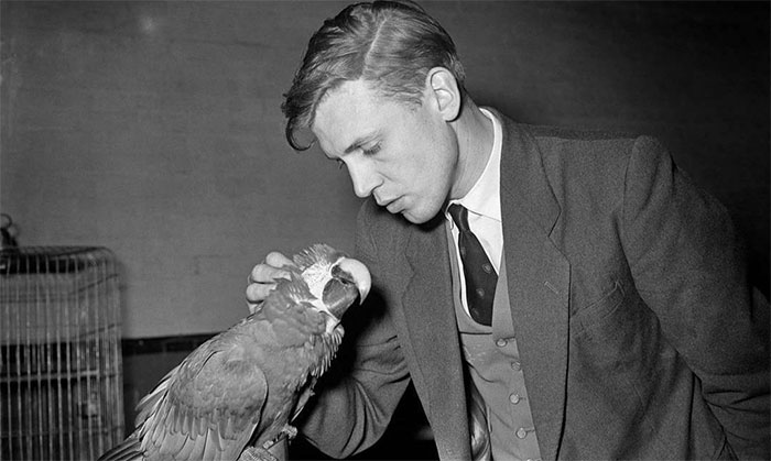 Sir David Attenborough de joven, a fines de la década de 1950