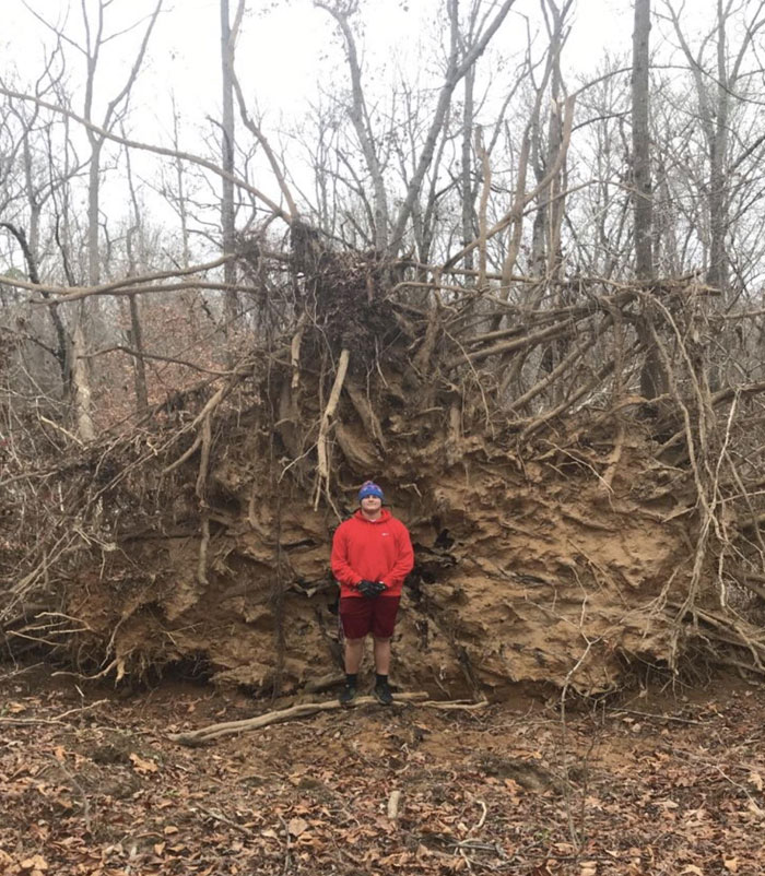 Bottom Of An Unearthed Tree After A Storm, I Am 6’4 For Reference