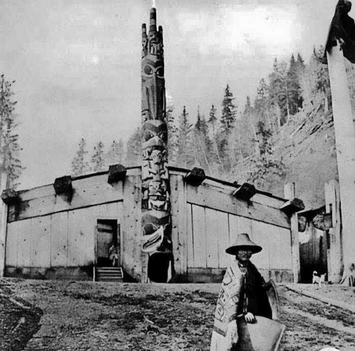 Edificios perdidos de pueblos del noroeste del Pacífico, a finales del siglo XIX