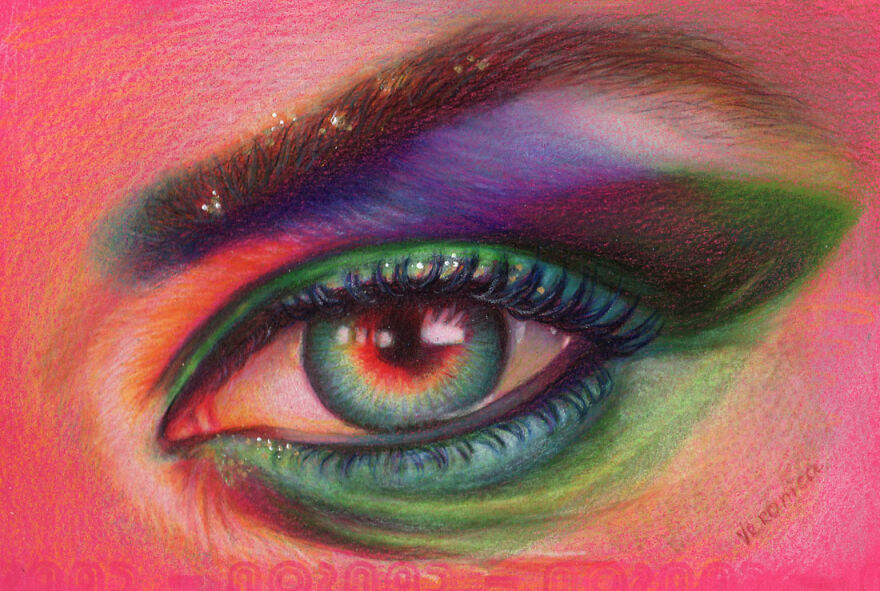 Pencil Drawing Eye Stock Photo - Download Image Now - Teardrop, Eye, Crying  - iStock