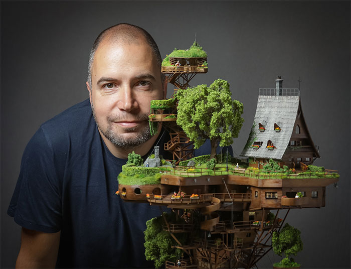 This Photographer Created A Mini Village And It Took Him 2 Years To Finish