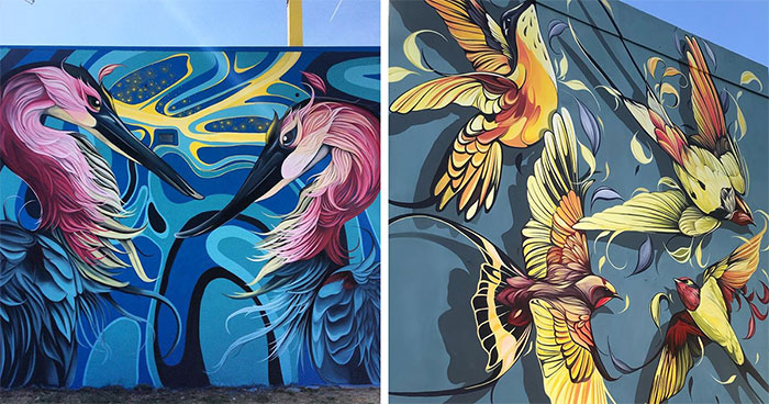 Muralist Brings Buildings To Life By Covering Them In Huge Wildlife Art (30 Pics)