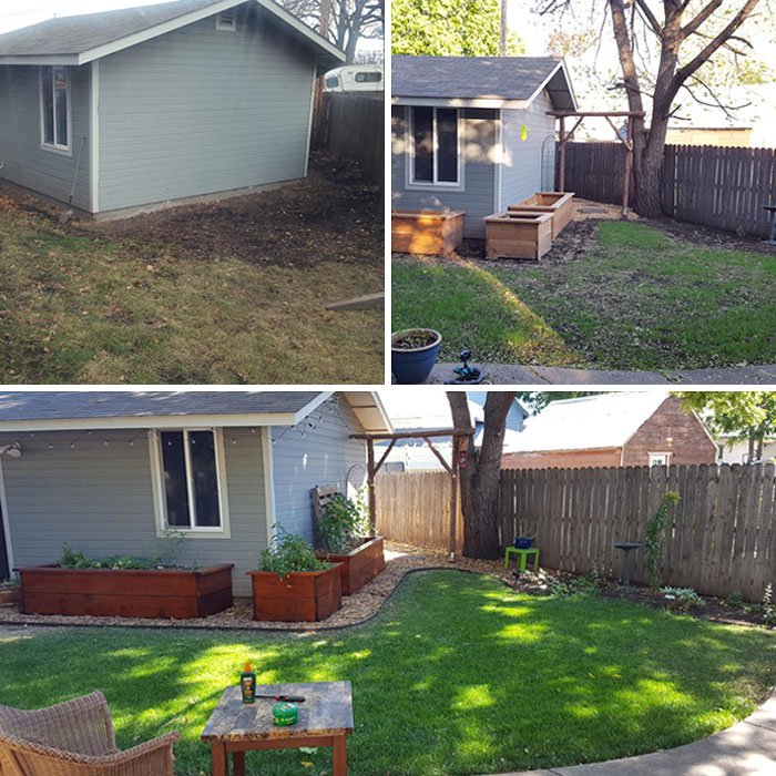 When We Moved In Nearly A Year Ago We Were Calling Our Yard A "Blank Slate". We Are So Proud Of All That We Have Achieved This Season