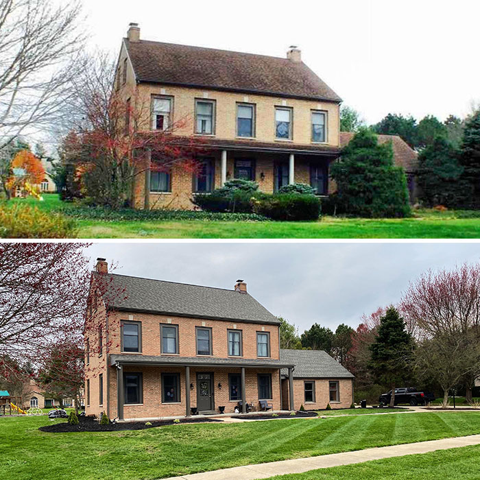 Covid Put Most Everything To A Halt, But Here’s A Before And After Of What We’ve Been Able To Do Since Purchasing This Foreclosure