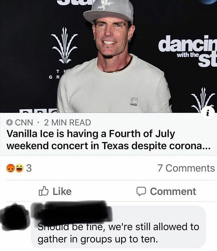 He Is Going To Need Some Ice, Ice Baby For That Burn