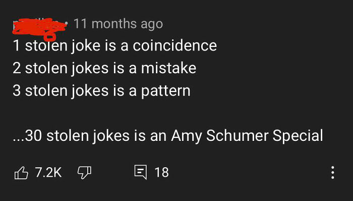 This Came From A 26 Minute Video Documenting Her Stolen Jokes