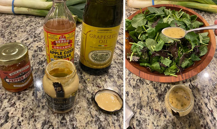 When You Finish A Jar Of Mustard, Don’t Throw It Out - Make Delicious Salad Dressing With Only 3 Ingredients. Put Ingredients Into Jar, Shake Vigorously, Done