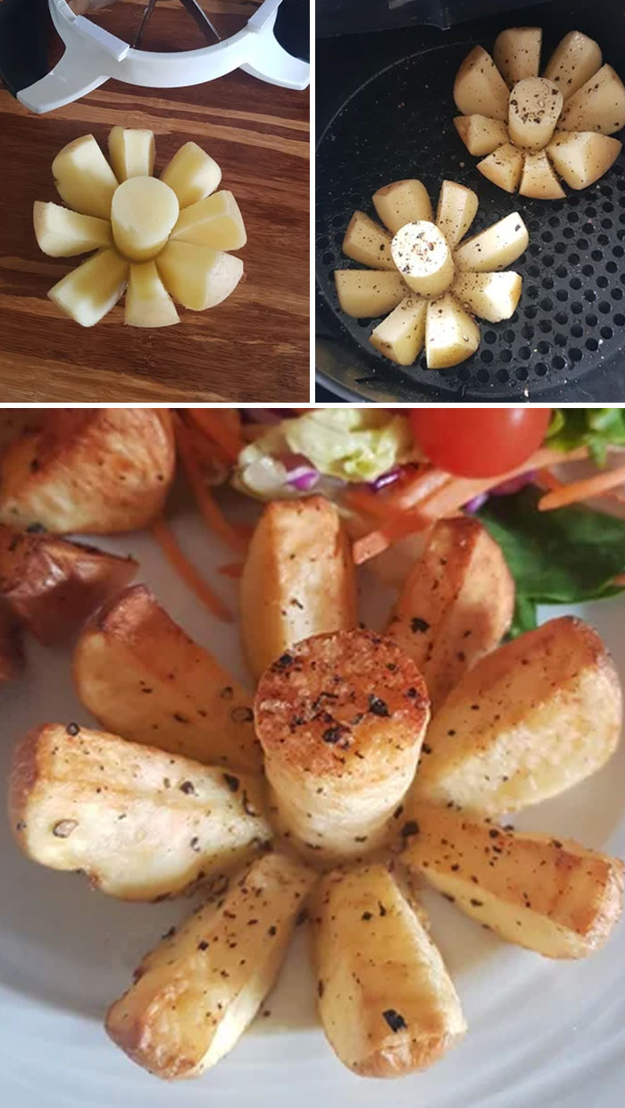 Use An Apple Corer To Prep Roast Potatoes
