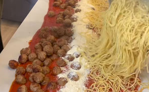 ‘Spaghetti Hack’ Putting All The Ingredients On Kitchen Counter Enrages The Internet