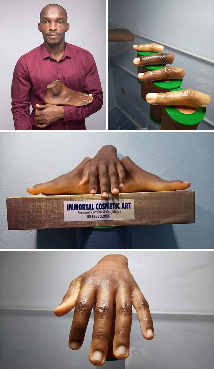 Meet John Amanam, He Is A Skilled Craftsman From Nigeria, Who Is Paving The Way In Prosthetics For Darker Skin Tones