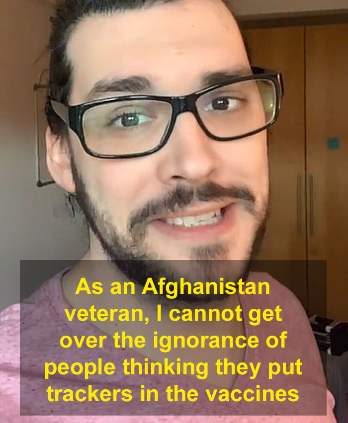 Military Vet Shares His Thoughts On 'They Put Trackers In The Vaccines' And It Shows How Self-Entitled Anti-Vaxxers Are