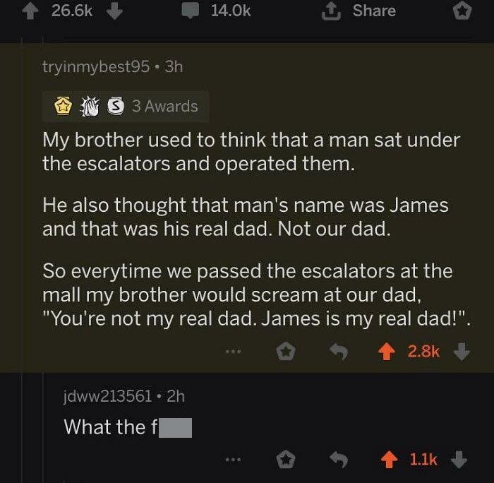 On Askreddit - What’s Something You Believed As A Child