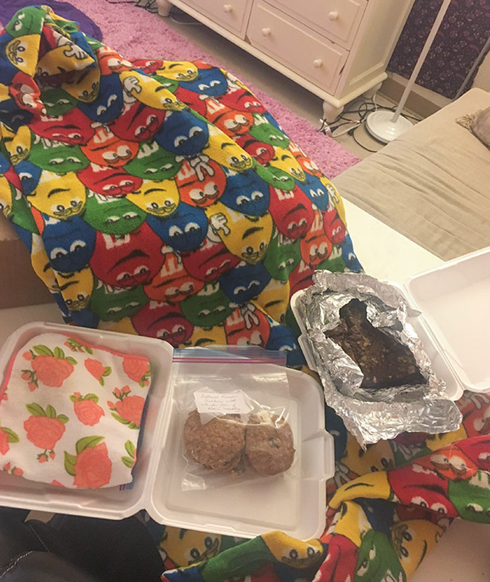 I Left My Blanket At My 90-Year-Old Grandma’s House And Asked Her To Send It Back. She Wrapped Cookies And Brownies Inside