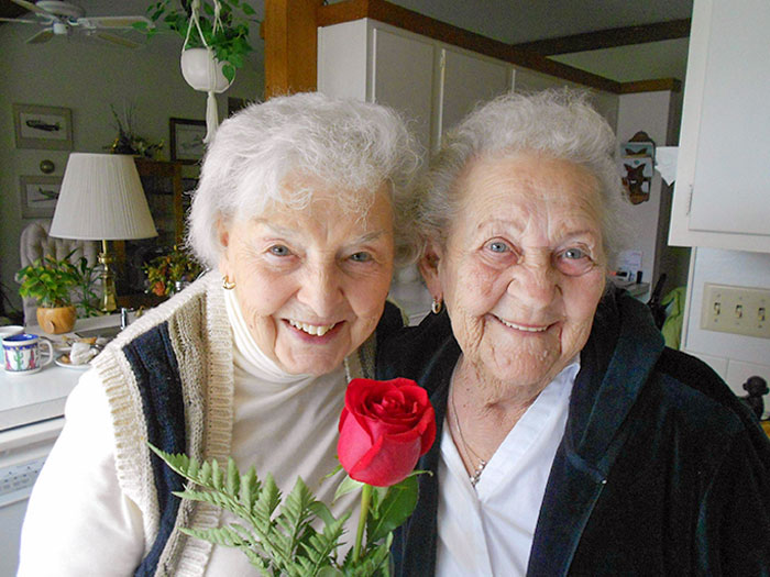 Meet My Grandmother And Her Best Friend From Third Grade. They're Both Named Dorothy, They Both Turned 90 This Month, And Until Today They Haven't Seen Each Other In 25 Years