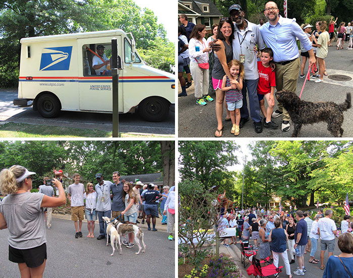 This Mailman Decided To Retire, The Whole Neighborhood Throw Him A Goodbye Party And Raise Money For His Dream Vacation