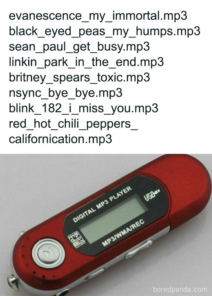 Digital Mp3 Players With These Songs