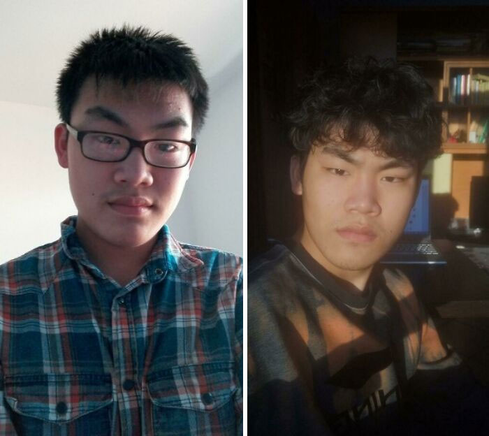16>19, From Short Asian Nerd To Tall Asian Nerd Except Now They Say I Look Like A Yakuza Npc. Weight Loss, Hairstyle Change, Skincare And Puberty I Guess