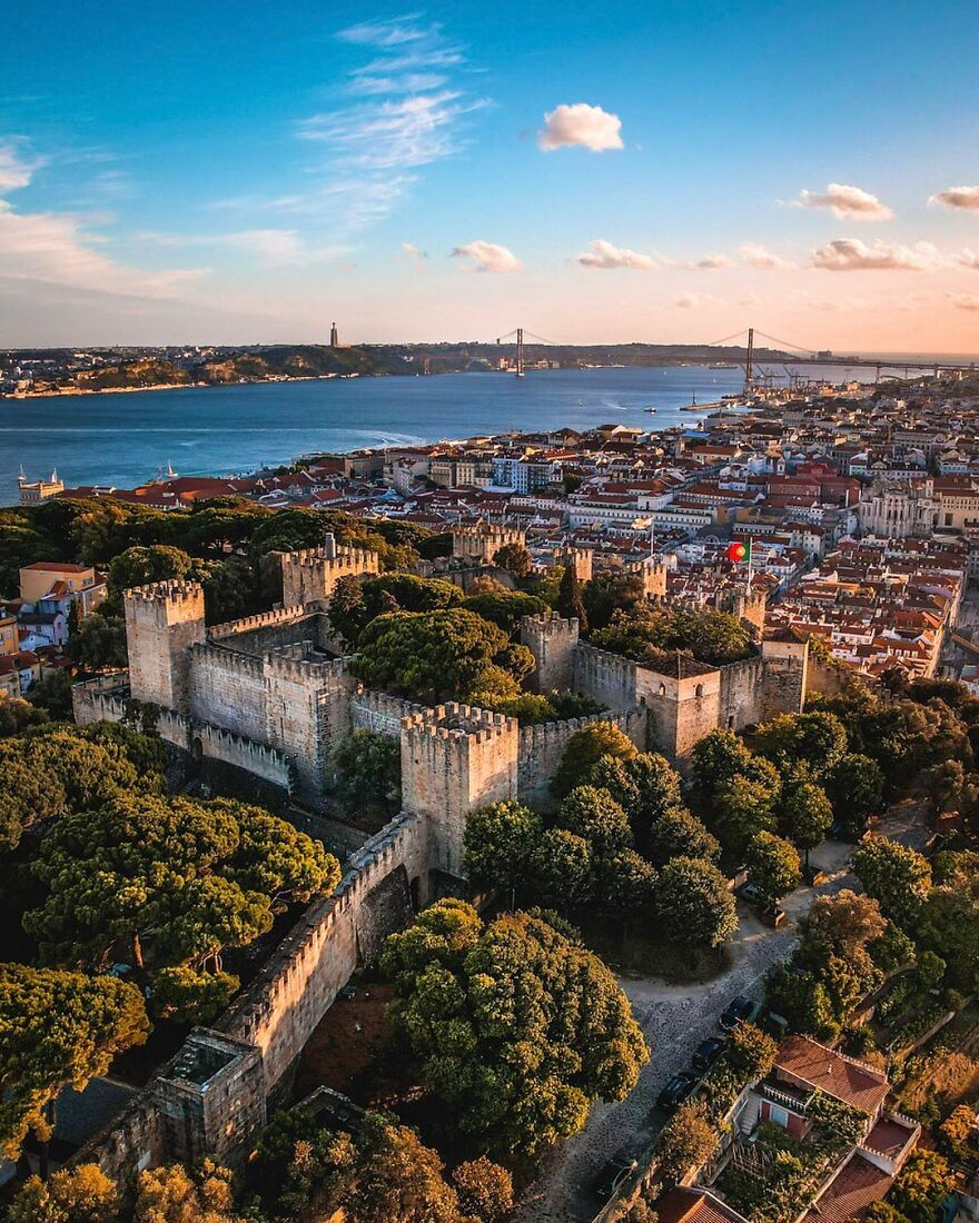 São Jorge Castle In Lisbon, Portugal