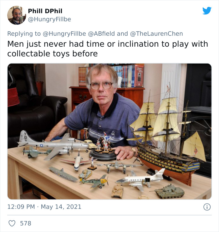 Guy Mocks Men Playing With Children's Toys - Faces An Instant Shutdown