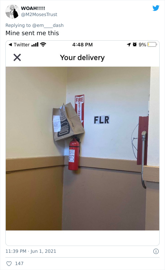 Twitter User Shared The Epic Picture A Food Delivery Person Took And Went Viral With People Tweaking It To Make It Even More Artsy