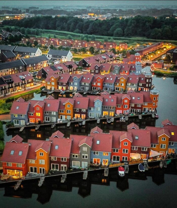 Mi ciudad: Groningen, en el norte de los Países Bajos. Esta es realmente mi vista