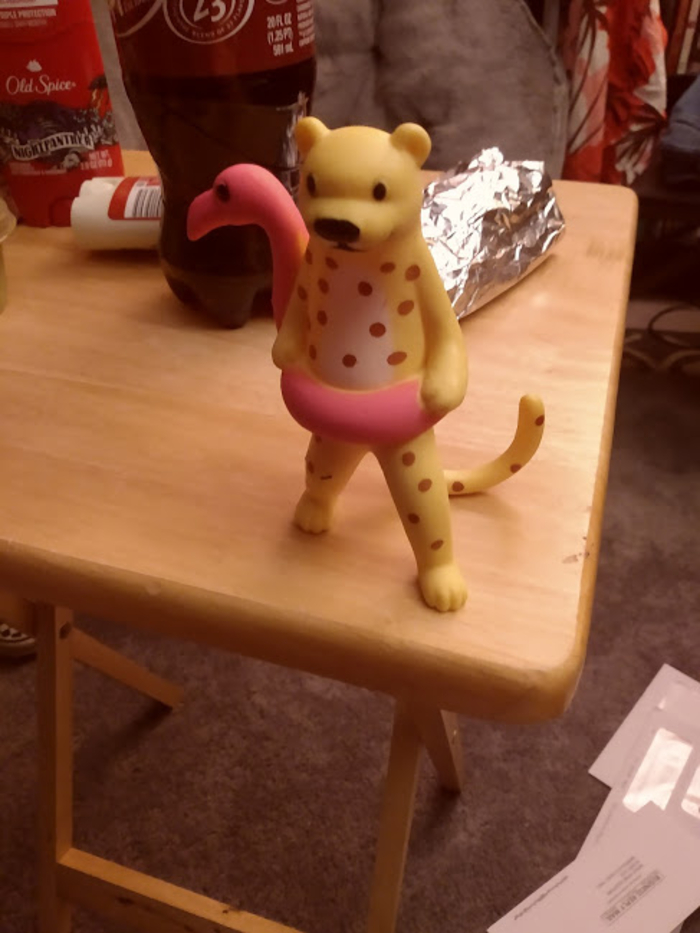 This Cheetah I Bought Last Weekend For No Other Reason Besides Seeing It Alone In The Target Checkout (With A Tag) And Deciding It Was Coming With Me