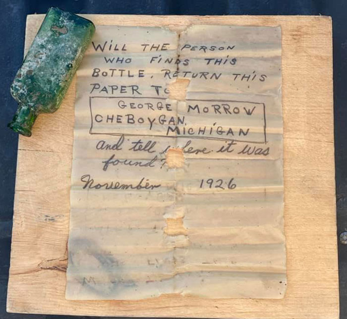 Woman Finds Sunken Message In Bottle From 1926 Addressed To One George Morrow, The Internet Helps Find Surviving Relatives