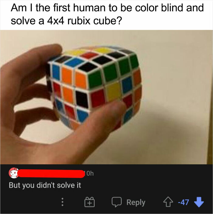 You Didn't Solve It