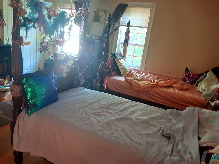 My Bedroom, Not The Best Picture And The Room Is A Little Messy, But Oh Well